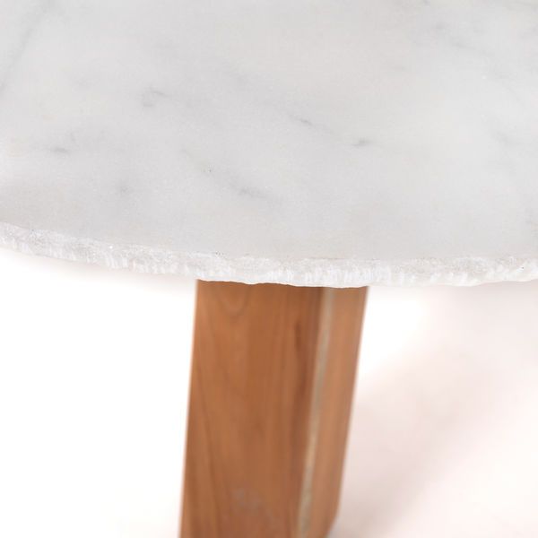 Product Image 4 for Sanders Outdoor Dining Table 54" Marble from Four Hands