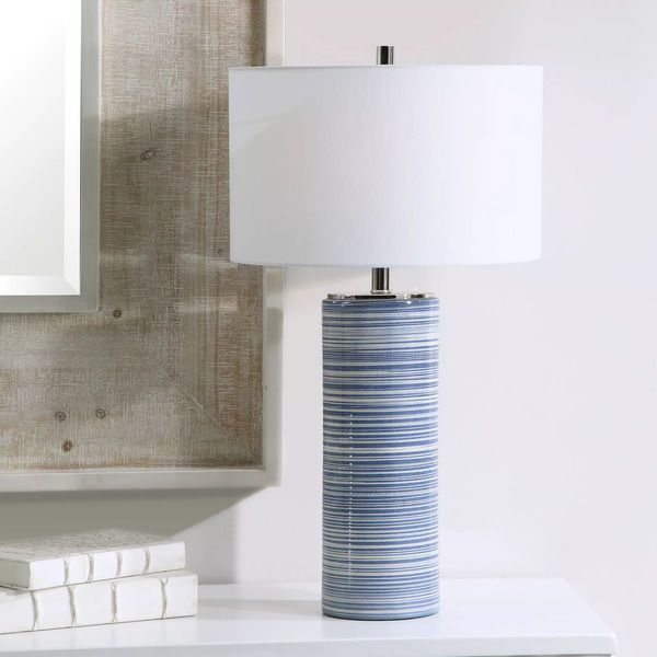 Uttermost Montauk Striped Table Lamp image 2