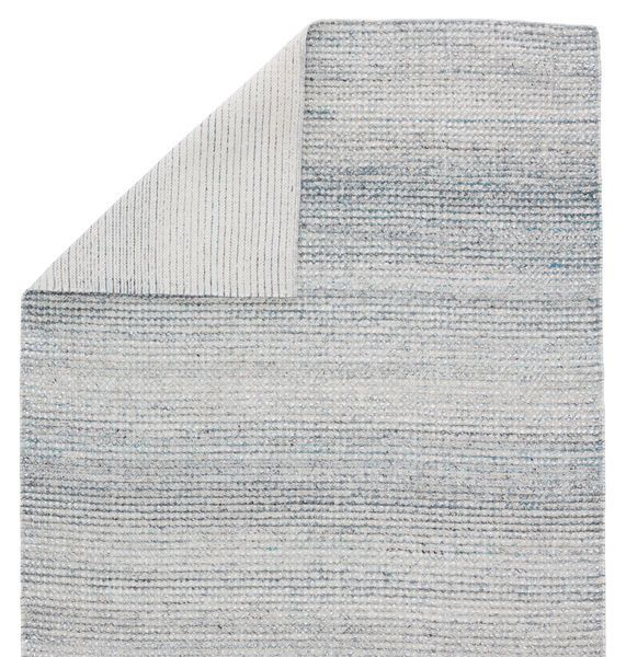 Crispin Indoor/ Outdoor Solid Blue/ White Rug image 3