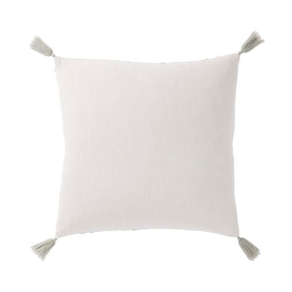 Product Image 2 for Angelika Blue/ Silver Textured Throw Pillow 22 inch by Nikki Chu from Jaipur 