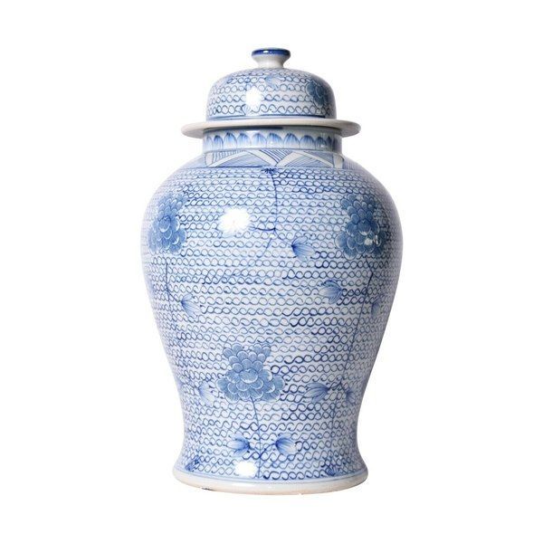Product Image 4 for Blue & White Chain Temple Jar from Legend of Asia