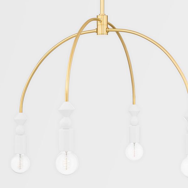Product Image 2 for Flora 4 Light Chandelier from Mitzi