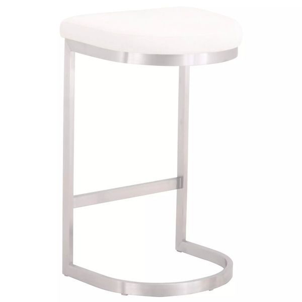 Product Image 3 for Cresta White Counter Stool from Essentials for Living