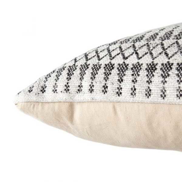 Product Image 3 for Prescott Gray/ Ivory Geometric Down Throw Pillow 20 Inch from Jaipur 