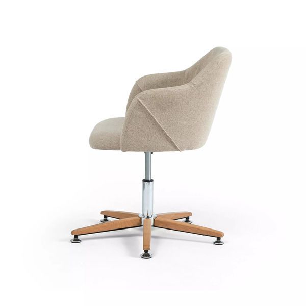 Product Image 4 for Edna Desk Chair - Fedora Oatmeal from Four Hands