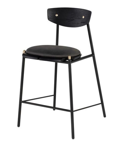 Product Image 3 for Kink Storm Black Counter Stool from District Eight