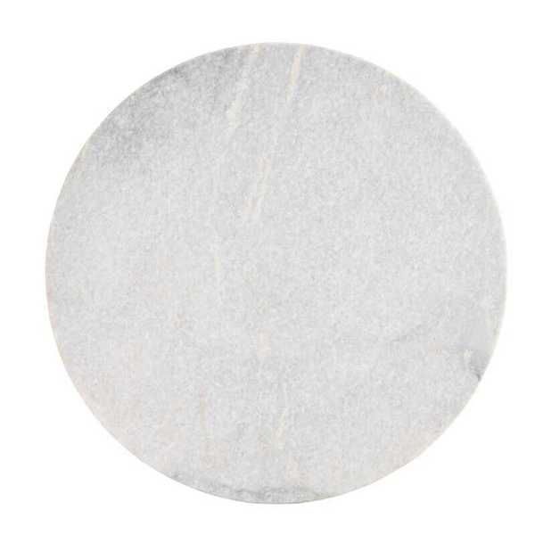 Product Image 4 for Harmon White Marble Accent Table from Currey & Company