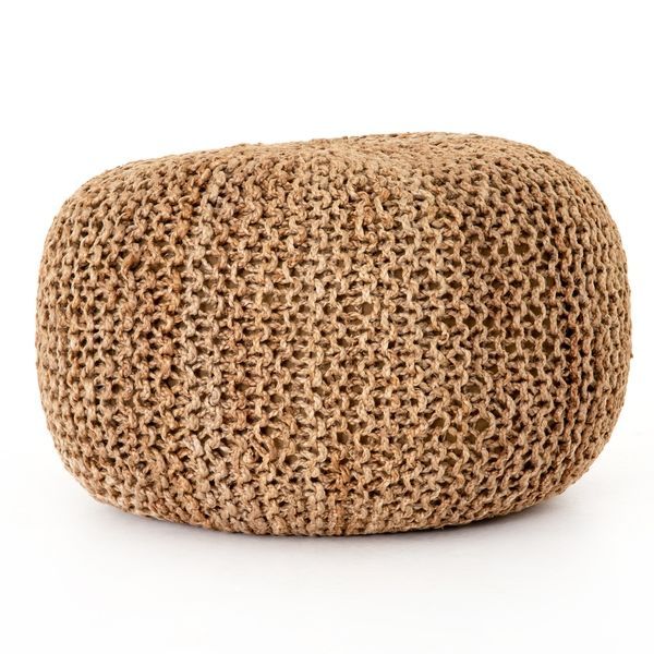 Product Image 4 for Jute Knit Pouf from Four Hands