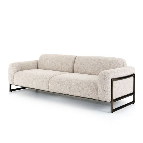 Product Image 9 for Medina Sofa 96" Astor Stone from Four Hands