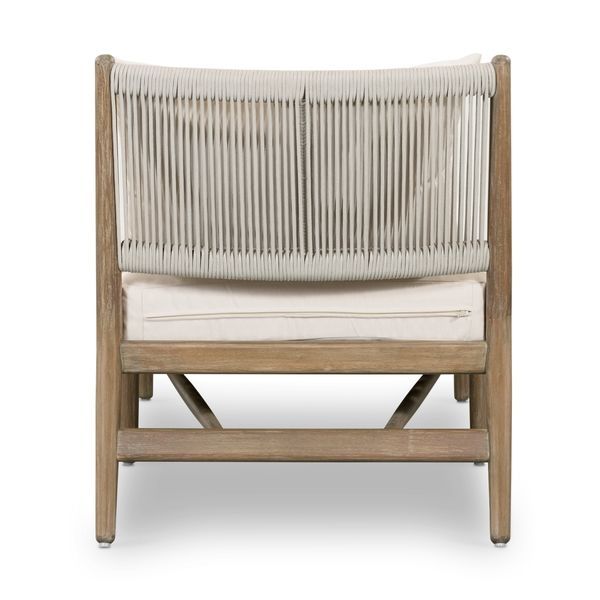 Rosen Outdoor White Chaise Lounge image 6
