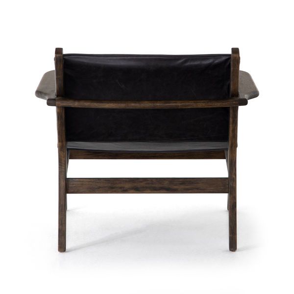 Product Image 8 for Rivers Leather Sling Chair - Sonoma Black from Four Hands