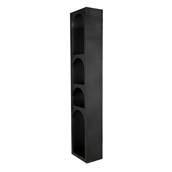 Product Image 4 for Aqueduct Narrow Bookcase with Large Arches from Noir