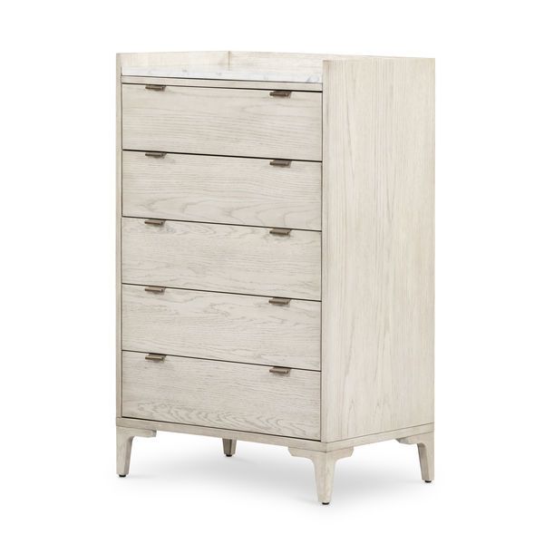 Product Image 8 for Viggo Tall Dresser Vintage White Oak from Four Hands