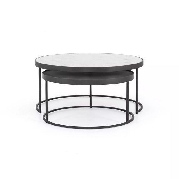Evelyn Round Nesting Coffee Table image 4