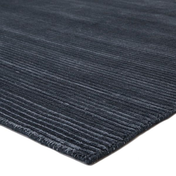 Product Image 4 for Basis Solid Dark Blue Rug from Jaipur 