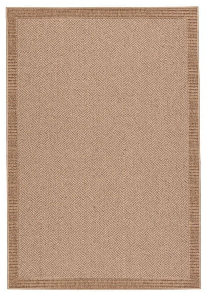 Product Image 4 for Vibe by Pareu Indoor/ Outdoor Border Beige/ Light Brown Rug from Jaipur 