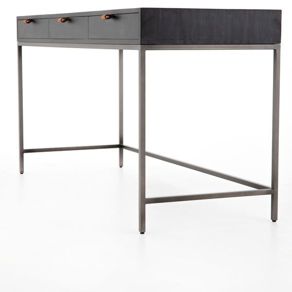 Product Image 14 for Trey Modular Writing Desk - Black Wash Poplar from Four Hands