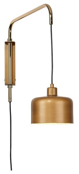 Product Image 2 for Jeno Small Swing-Arm Brass Wall Sconce from Jamie Young