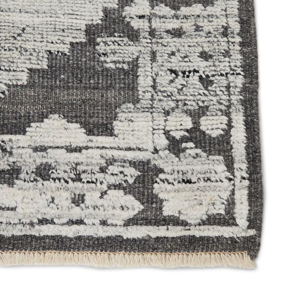Product Image 4 for Riona Hand-Knotted Floral Gray/ White Rug from Jaipur 