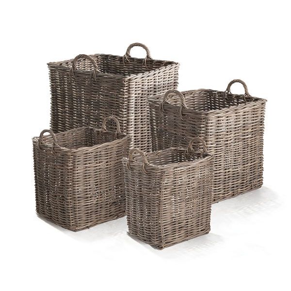 Normandy Square Apple Baskets, Set Of 4 image 1
