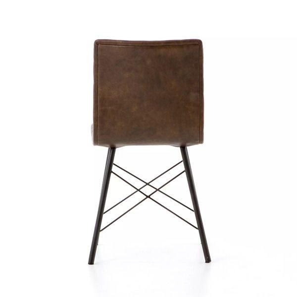 Diaw Dining Chair Distressed Brown image 6