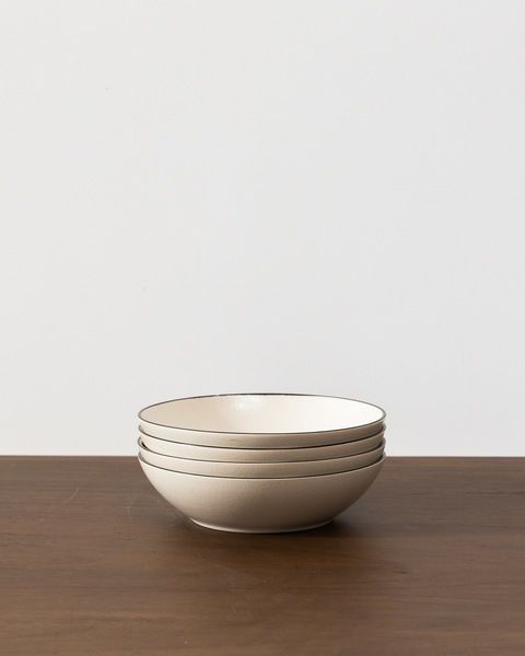 Product Image 8 for Augusta Rim Ceramic Stoneware Pasta Bowl, Set of 6 from Costa Nova