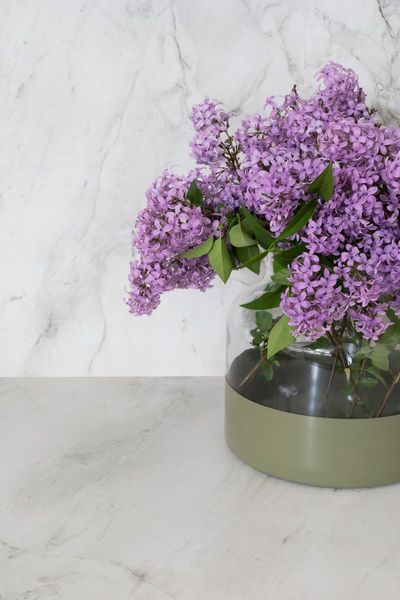Sage Colorblock Flower Vase image 7