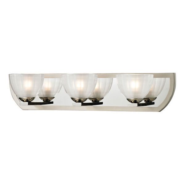 Product Image 1 for Sculptive Collection 3 Light Bath In Polished Nickel/Matte Nickel from Elk Lighting