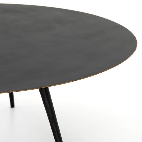 Trula Round Coffee Table Rubbed Black image 7