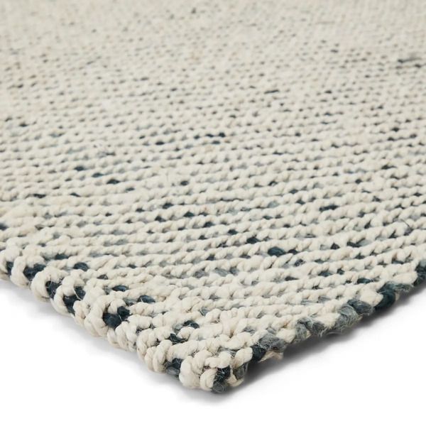 Almand Natural Solid White/ Gray Rug image 1
