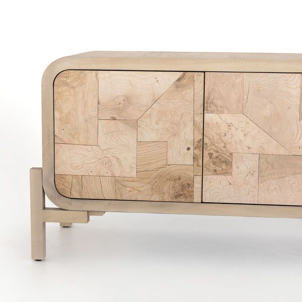 Product Image 7 for Wiley Media Console Bleached Burl from Four Hands