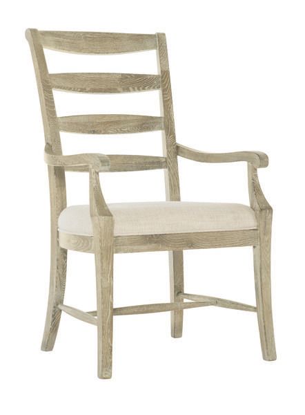 Rustic Patina Ladderback Arm Chair image 1