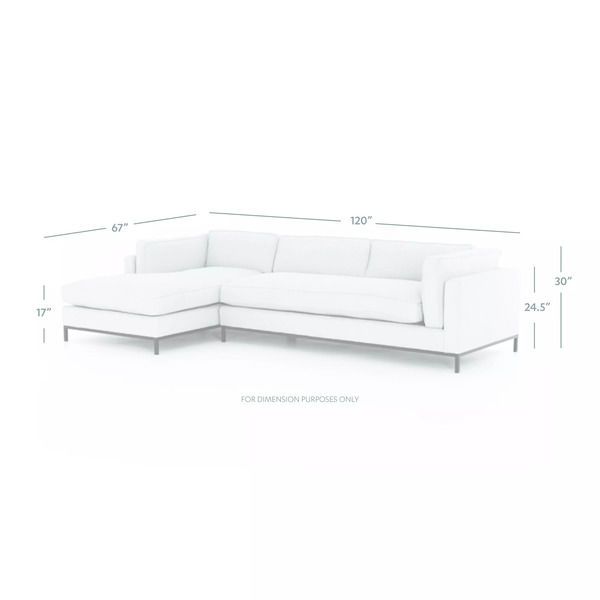 Grammercy 2 Piece Chaise Sectional image 3