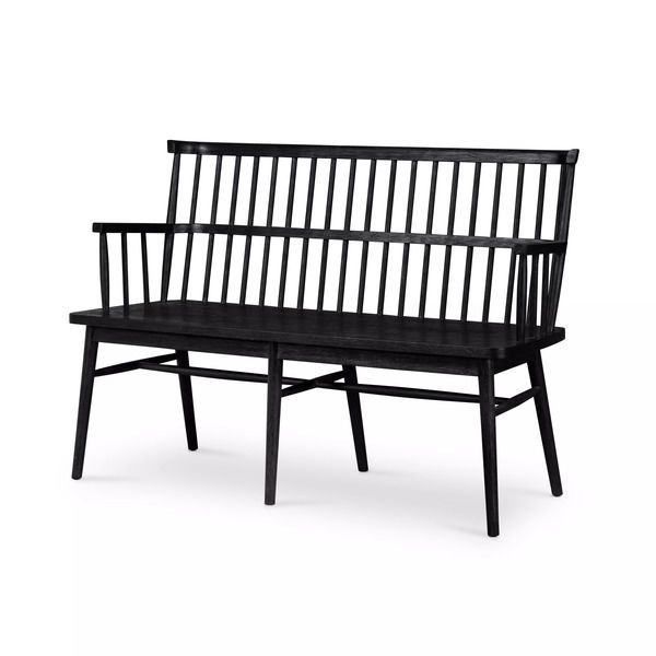 Product Image 8 for Aspen Bench Black from Four Hands