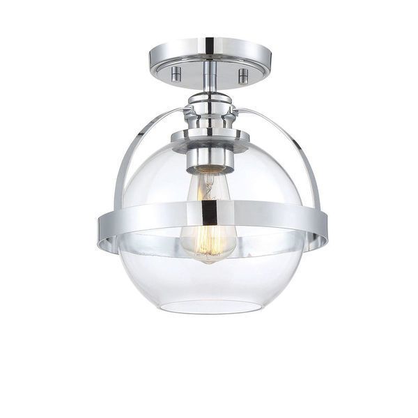 Product Image 1 for Pendleton 1 Light Semi Flush from Savoy House 