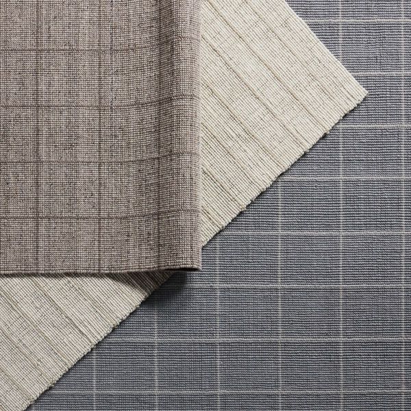 Product Image 6 for Club Handmade Striped Gray/ Taupe Rug from Jaipur 