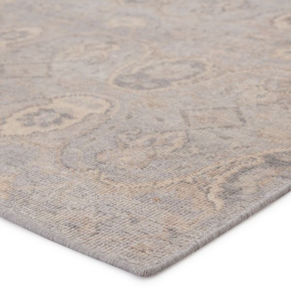 Product Image 3 for Williamsburg Hand-Knotted Trellis Gray/ Beige Rug from Jaipur 