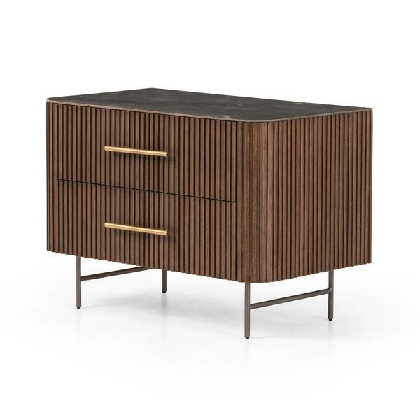 Product Image 1 for Fletcher Large Solid Oak Nightstand from Four Hands