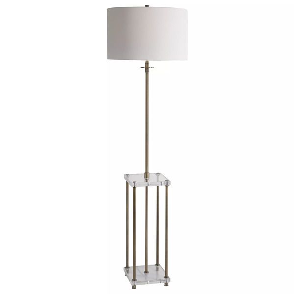 Product Image 5 for Palladian Antique Brass Floor Lamp from Uttermost
