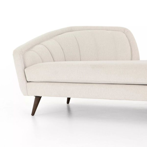 Rose White Chaise Lounge Quince Ivory image 7