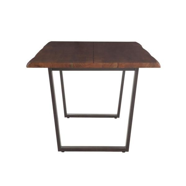 Product Image 1 for Belfrie 72 Inch Acacia Wood Dining Table In Dark Walnut Finish from World Interiors