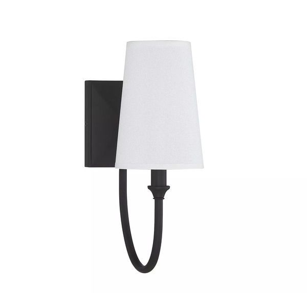 Product Image 2 for Cameron 
 Matte Black 1 Light Sconce from Savoy House 