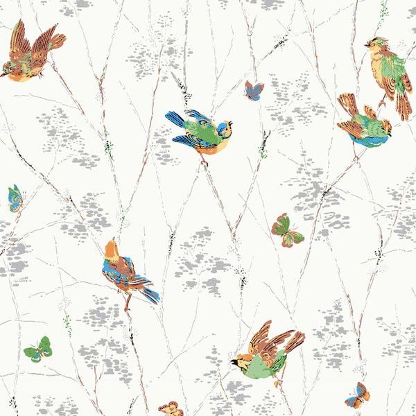 Product Image 3 for Laura Ashley Aviary Natural Birds Wallpaper from Graham & Brown