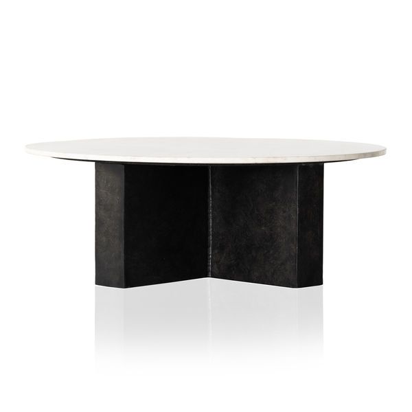 Product Image 5 for Terrell Round Aluminum Coffee Table from Four Hands