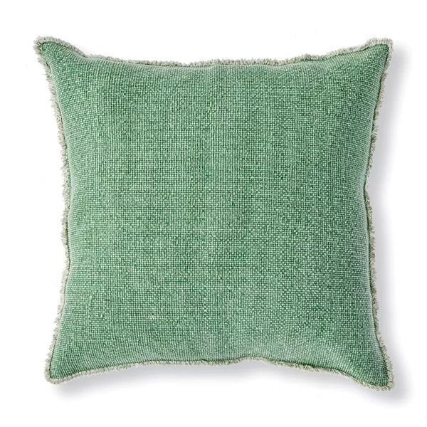 Woven Fringed Square Euro Pillow image 1