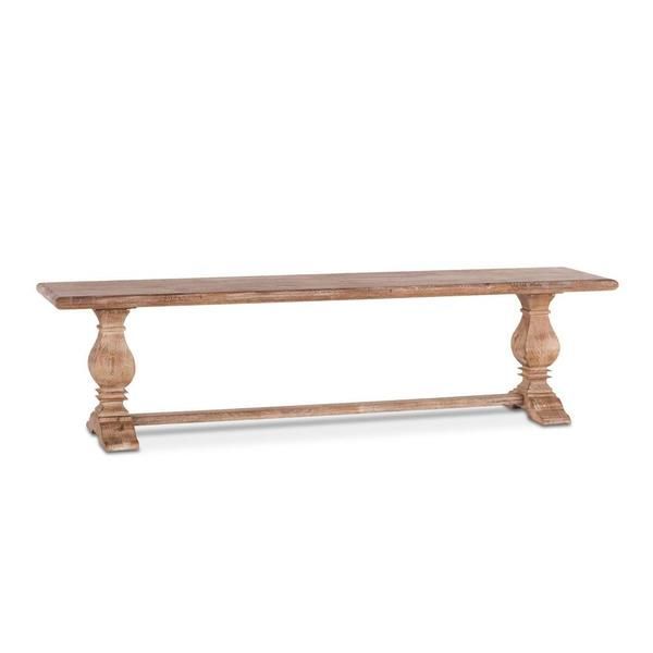 Product Image 4 for Pengrove 72 Inch Mango Wood Dining Bench In Antique Oak Finish from World Interiors