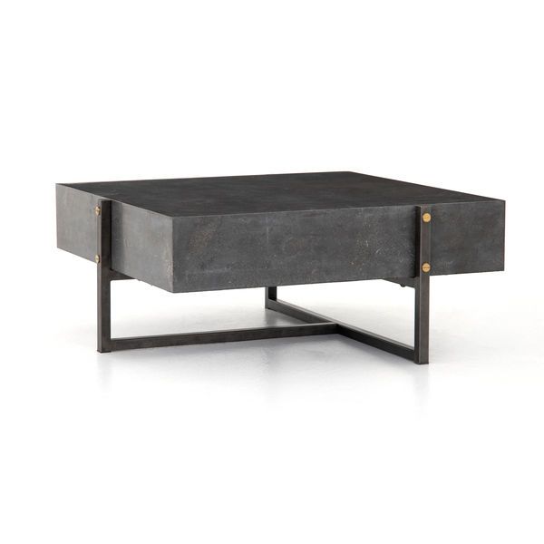 Product Image 5 for Keppler Square Coffee Table Bluestone from Four Hands