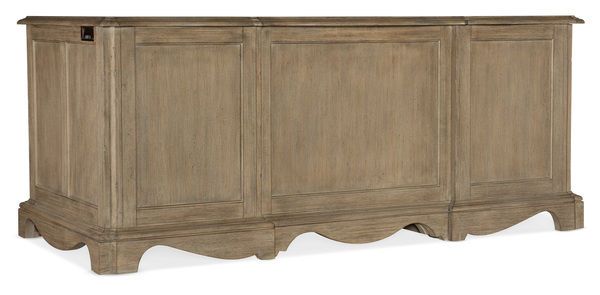 Product Image 3 for Carsica Acacia Veneer Executive Desk from Hooker Furniture