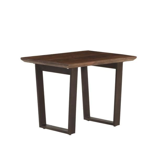 Product Image 1 for Mapai 28 Inch Acacia Wood Side Table In Walnut Finish from World Interiors