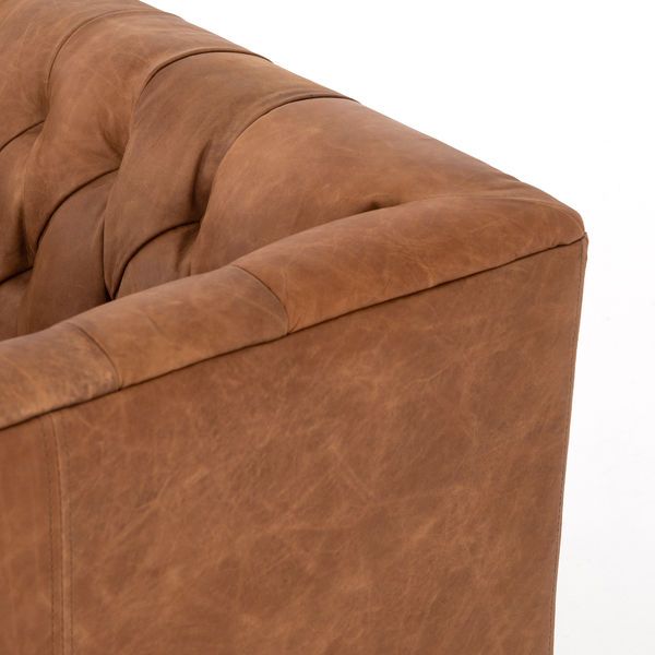Williams Leather Chair - Washed Camel image 9